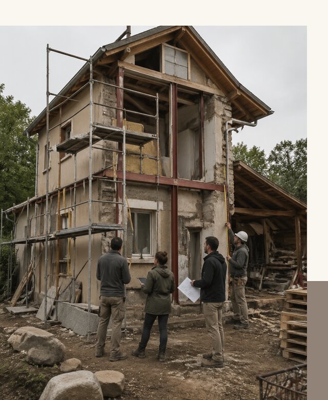 Реконструкция загородного дома под ключ в Чехове от бюро